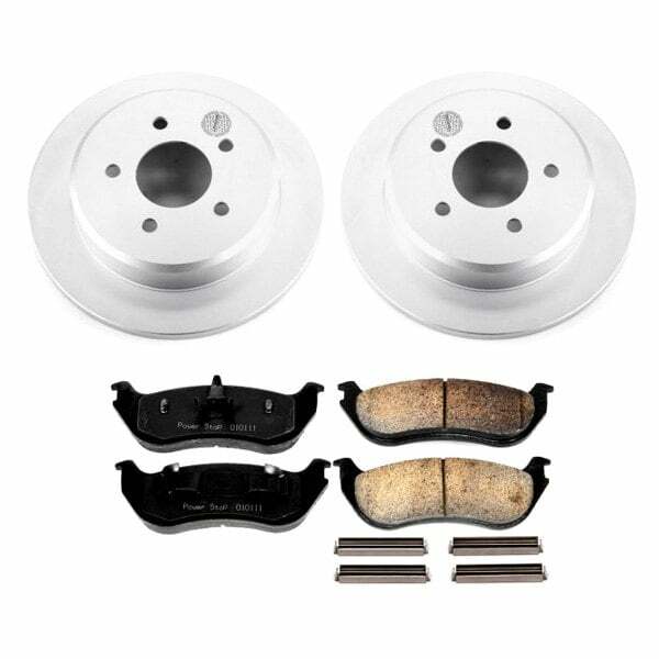 Power Stop 96-02 Ford Crown Victoria Rear Z17 Evolution Geomet Coated Brake Kit - CRK2984