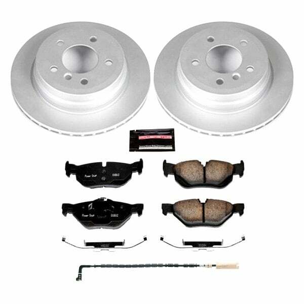 Power Stop 07-10 BMW 328i Rear Z23 Evolution Sport Coated Brake Kit - CRK3002
