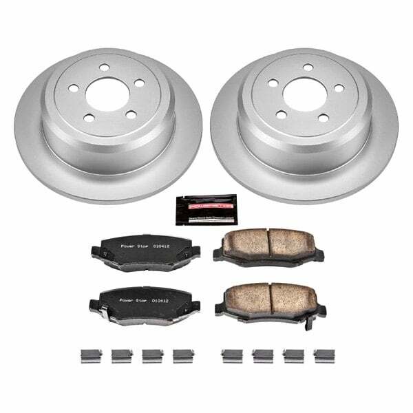 Power Stop 07-11 Dodge Nitro Rear Z17 Evolution Geomet Coated Brake Kit - CRK3046