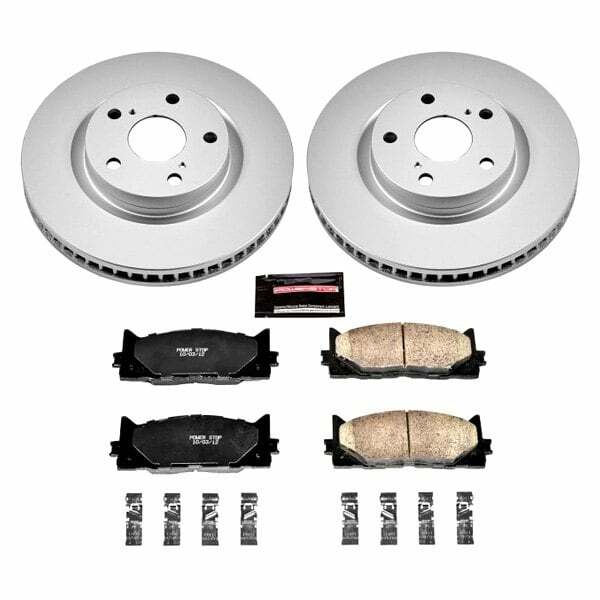 Power Stop 13-18 Lexus ES300h Front Z17 Evolution Geomet Coated Brake Kit - CRK3053