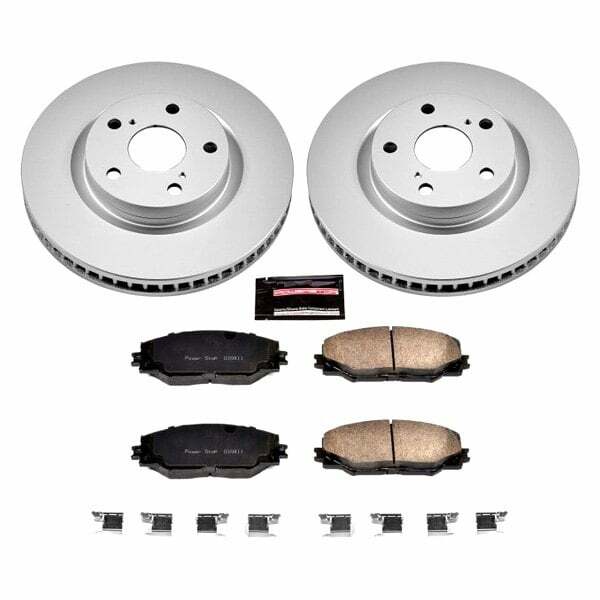 Power Stop 09-10 Pontiac Vibe Front Z17 Evolution Geomet Coated Brake Kit - CRK3054