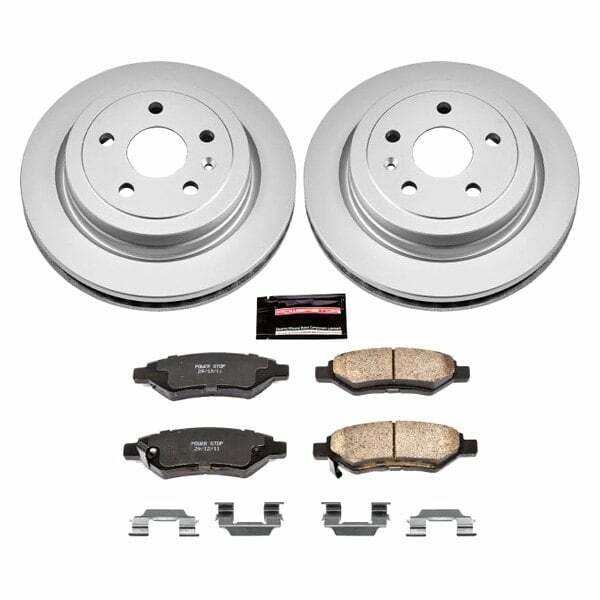 Power Stop 08-14 Cadillac CTS Rear Z17 Evolution Geomet Coated Brake Kit - CRK3072