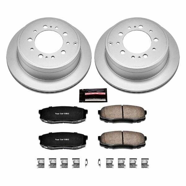 Power Stop 08-11 Lexus LX570 Rear Z17 Evolution Geomet Coated Brake Kit - CRK3073