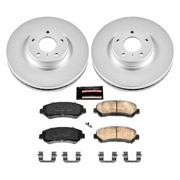 Power Stop 09-14 Nissan Maxima Front Z17 Evolution Geomet Coated Brake Kit - CRK3076