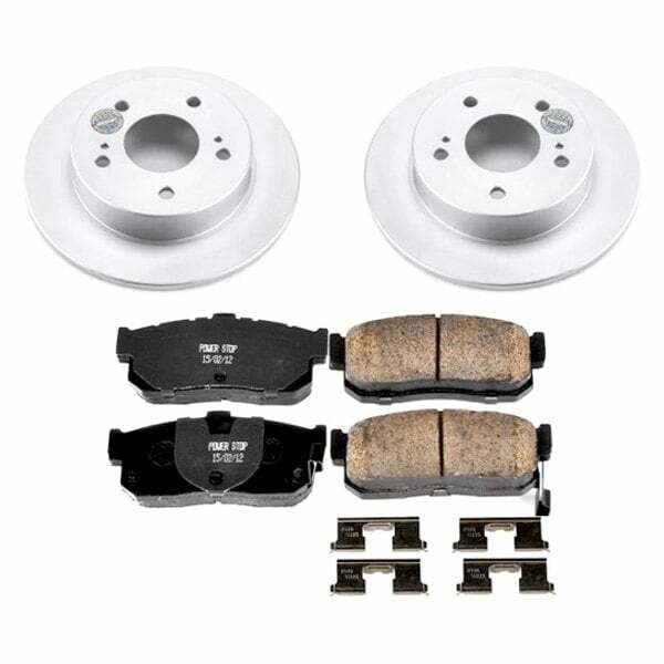 Power Stop 89-94 Nissan Maxima Rear Z17 Evolution Geomet Coated Brake Kit - CRK3099