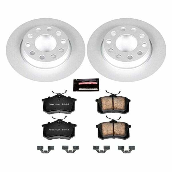 Power Stop 02-05 Audi A4 Rear Z23 Evolution Sport Coated Brake Kit - CRK3109