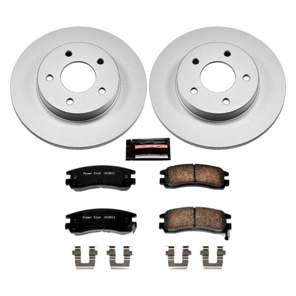Power Stop 94-96 Cadillac DeVille Rear Z17 Evolution Geomet Coated Brake Kit - CRK3115