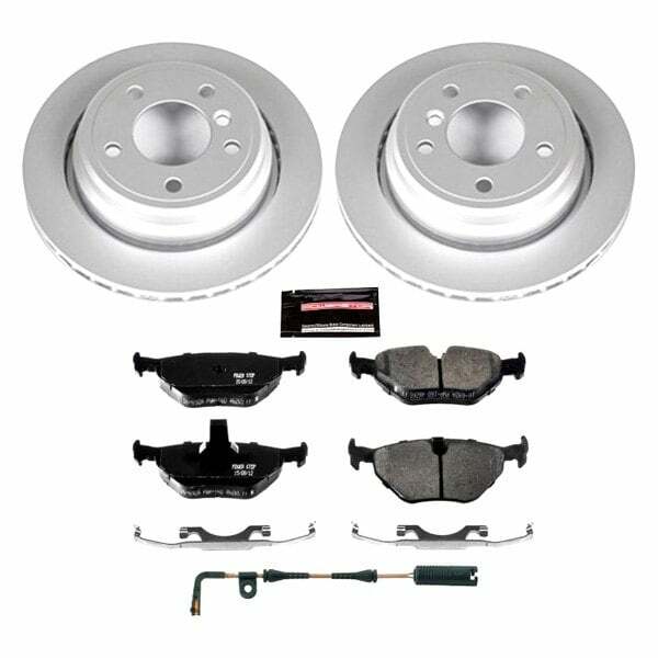 Power Stop 01-03 BMW 525i Rear Z23 Evolution Sport Coated Brake Kit - CRK3126