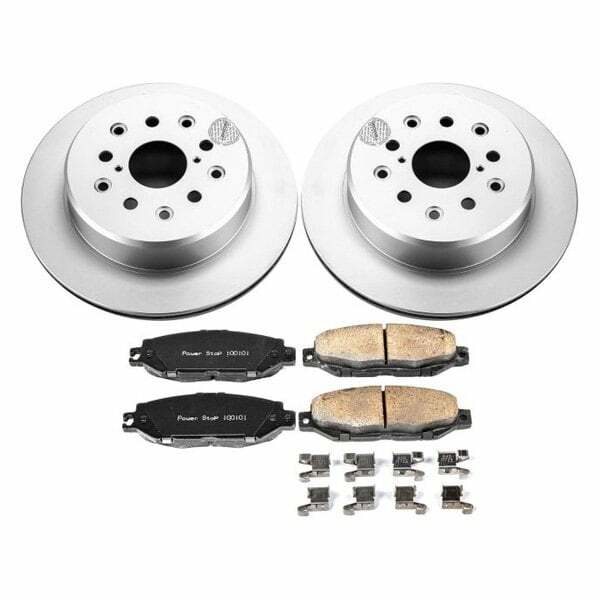 Power Stop 99-00 Lexus SC300 Rear Z17 Evolution Geomet Coated Brake Kit - CRK3134