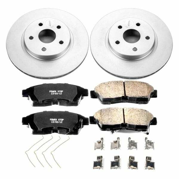 Power Stop 96-00 Toyota RAV4 Front Z17 Evolution Geomet Coated Brake Kit - CRK3163