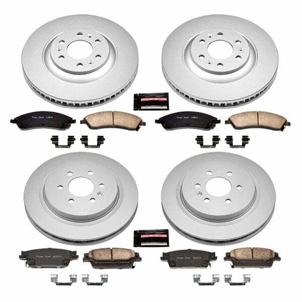 Power Stop 04-09 Cadillac SRX Front & Rear Z17 Evolution Geomet Coated Brake Kit - CRK4014
