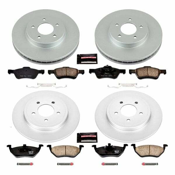 Power Stop 05-07 Ford Escape Front & Rear Z17 Evolution Geomet Coated Brake Kit - CRK4024
