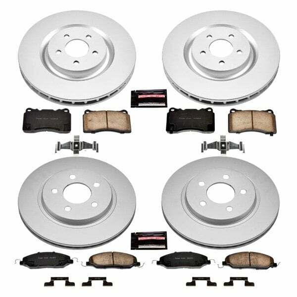 Power Stop 07-11 Ford Mustang Front & Rear Z17 Evolution Geomet Coated Brake Kit - CRK4042