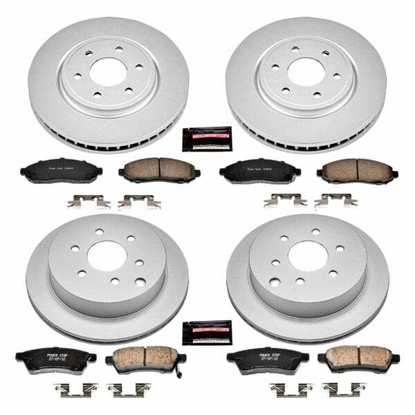 Power Stop 05-18 Nissan Frontier Front & Rear Z17 Evolution Geomet Coated Brake Kit - CRK4062