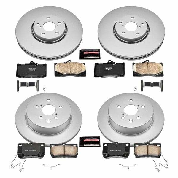 Power Stop 07-11 Lexus GS350 Front & Rear Z17 Evolution Geomet Coated Brake Kit - CRK4070