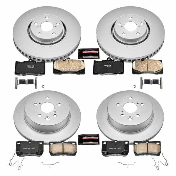 Power Stop 07-11 Lexus GS350 Front & Rear Z17 Evolution Geomet Coated Brake Kit - CRK4071