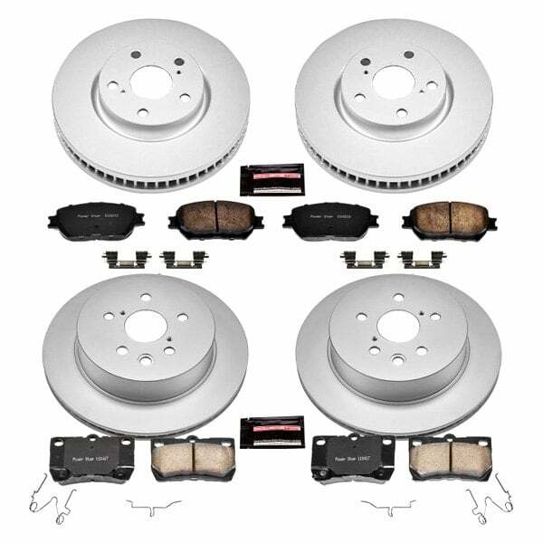 Power Stop 2006 Lexus GS300 Front & Rear Z17 Evolution Geomet Coated Brake Kit - CRK4072