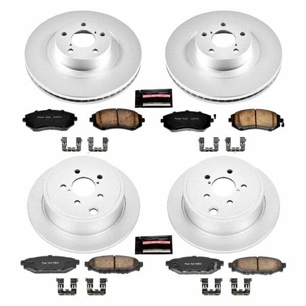 Power Stop 09-10 Subaru Forester Front & Rear Z17 Evolution Geomet Coated Brake Kit - CRK4077