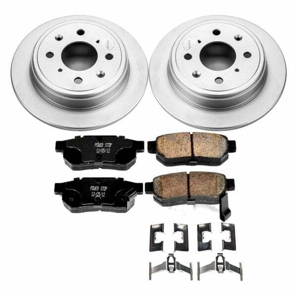Power Stop 90-01 Acura Integra Rear Z17 Evolution Geomet Coated Brake Kit - CRK408