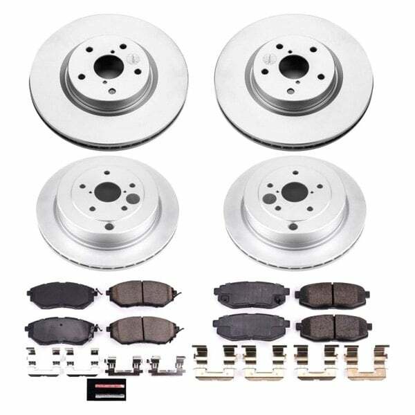 Power Stop 06-07 Subaru B9 Tribeca Front & Rear Z17 Evolution Geomet Coated Brake Kit - CRK4088