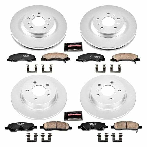 Power Stop 06-11 Buick Lucerne Front & Rear Z17 Evolution Geomet Coated Brake Kit - CRK4096