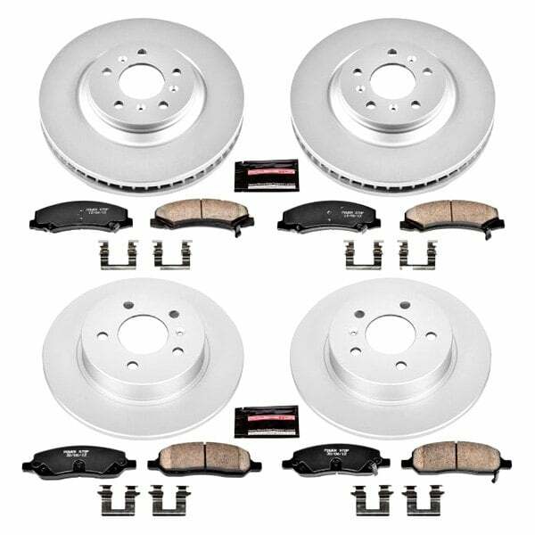 Power Stop 06-11 Buick Lucerne Front & Rear Z17 Evolution Geomet Coated Brake Kit - CRK4097