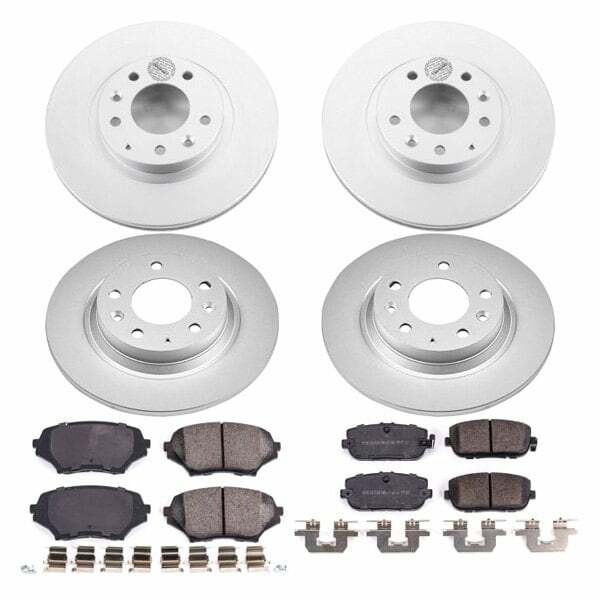 Power Stop 06-15 Mazda MX-5 Miata Front & Rear Z17 Evolution Geomet Coated Brake Kit - CRK4098