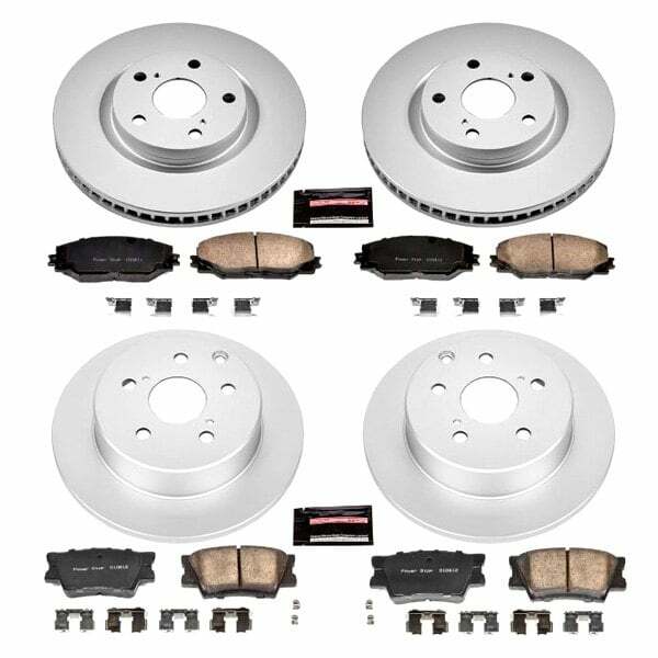 Power Stop 06-18 Toyota RAV4 Front & Rear Z17 Evolution Geomet Coated Brake Kit - CRK4101