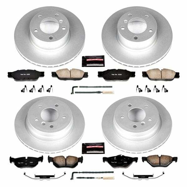Power Stop 2007 BMW 328xi Front & Rear Z23 Evolution Sport Coated Brake Kit - CRK4102