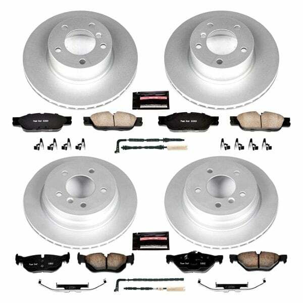 Power Stop 2007 BMW 328i Front & Rear Z23 Evolution Sport Coated Brake Kit - CRK4103