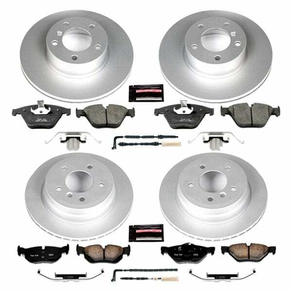 Power Stop 08-10 BMW 328i Front & Rear Z23 Evolution Sport Coated Brake Kit - CRK4104