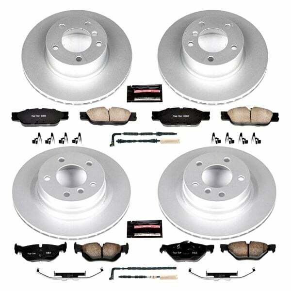Power Stop 2007 BMW 328i Front & Rear Z23 Evolution Sport Coated Brake Kit - CRK4106