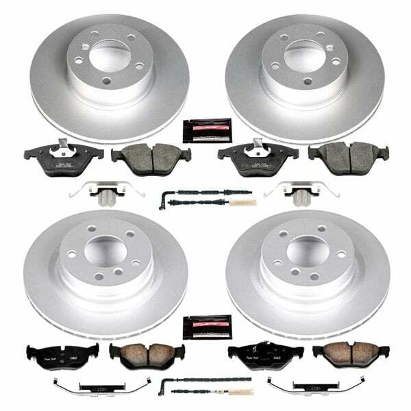 Power Stop 08-10 BMW 328i Front & Rear Z23 Evolution Sport Coated Brake Kit - CRK4107