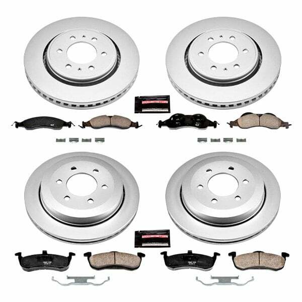 Power Stop 07-09 Ford Expedition Front & Rear Z17 Evolution Geomet Coated Brake Kit - CRK4109
