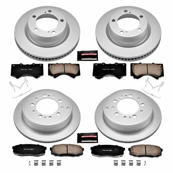 Power Stop 08-11 Lexus LX570 Front & Rear Z17 Evolution Geomet Coated Brake Kit - CRK4117