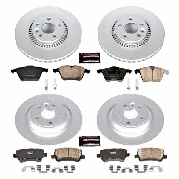 Power Stop 17-18 Volvo S60 Front & Rear Z23 Evolution Sport Coated Brake Kit - CRK4121