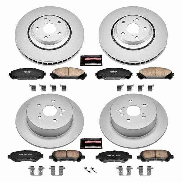 Power Stop 08-13 Toyota Highlander Front & Rear Z17 Evolution Geomet Coated Brake Kit - CRK4129