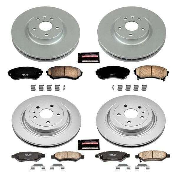 Power Stop 08-14 Cadillac CTS Front & Rear Z17 Evolution Geomet Coated Brake Kit - CRK4135