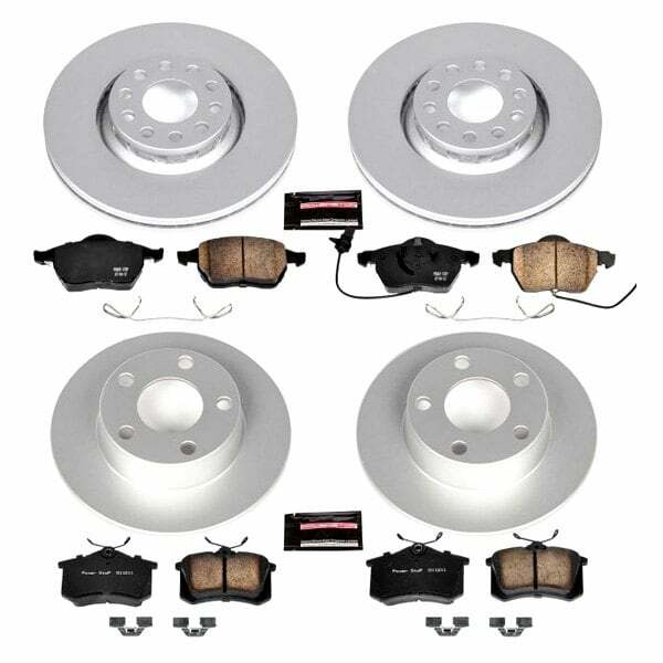 Power Stop 99-04 Audi A6 Quattro Front & Rear Z23 Evolution Sport Coated Brake Kit - CRK4197