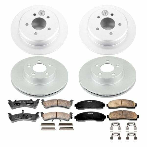 Power Stop 01-02 Ford Explorer Sport Front & Rear Z17 Evolution Geomet Coated Brake Kit - CRK4357
