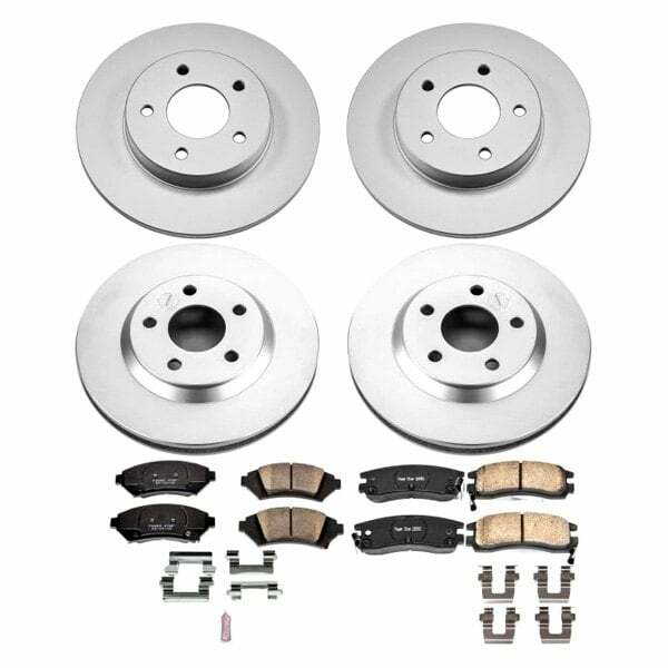 Power Stop 2005 Buick LeSabre Front & Rear Z17 Evolution Geomet Coated Brake Kit - CRK4379