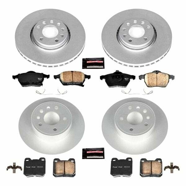 Power Stop 99-02 Saab 9-3 Front & Rear Z23 Evolution Sport Coated Brake Kit - CRK4388