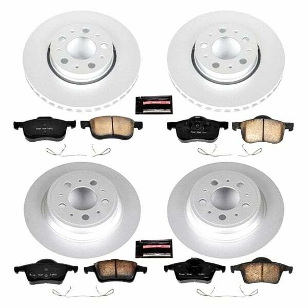 Power Stop 01-07 Volvo S60 Front & Rear Z23 Evolution Sport Coated Brake Kit - CRK4430