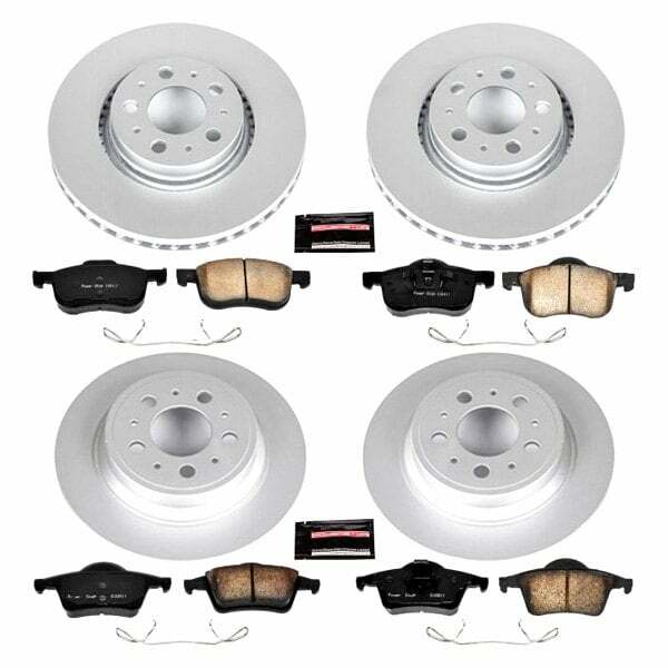 Power Stop 01-09 Volvo S60 Front & Rear Z23 Evolution Sport Coated Brake Kit - CRK4431