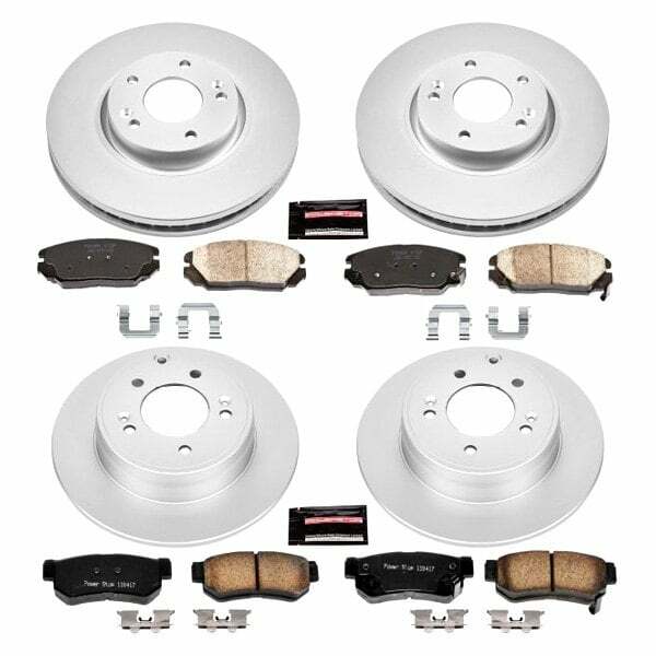 Power Stop 06-08 Hyundai Sonata Front & Rear Z17 Evolution Geomet Coated Brake Kit - CRK4443
