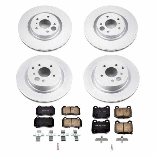 Power Stop 03-04 Infiniti G35 Front & Rear Z17 Evolution Geomet Coated Brake Kit - CRK4488