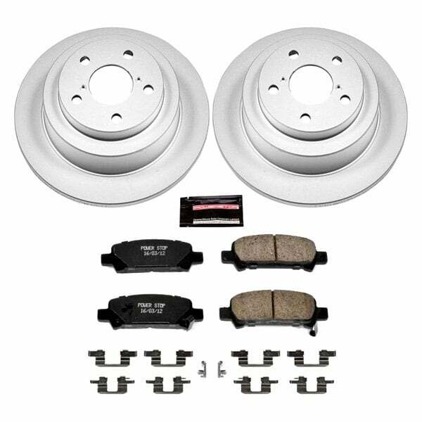 Power Stop 98-03 Subaru Forester Rear Z17 Evolution Geomet Coated Brake Kit - CRK449