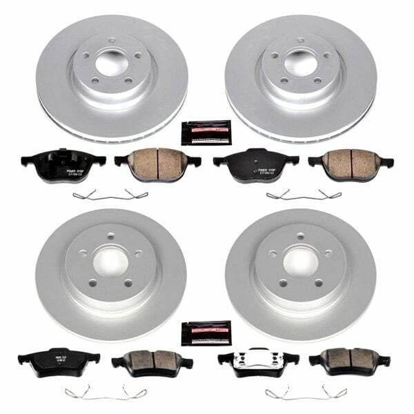 Power Stop 04-05 Volvo S40 Front & Rear Z23 Evolution Sport Coated Brake Kit - CRK4492