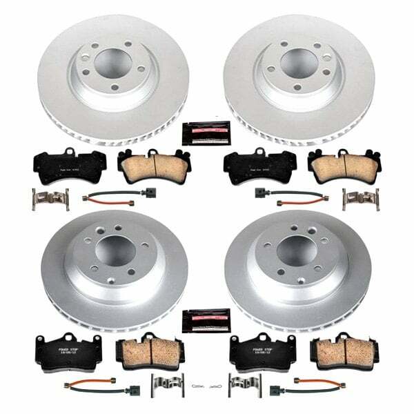 Power Stop 07-15 Audi Q7 Front & Rear Z23 Evolution Sport Coated Brake Kit - CRK4500