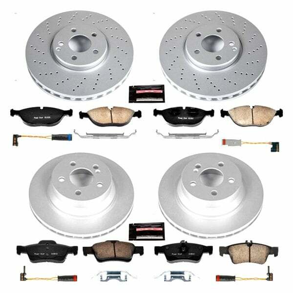 Power Stop 04-05 Mercedes-Benz E500 Front & Rear Z23 Evolution Sport Coated Brake Kit - CRK4517
